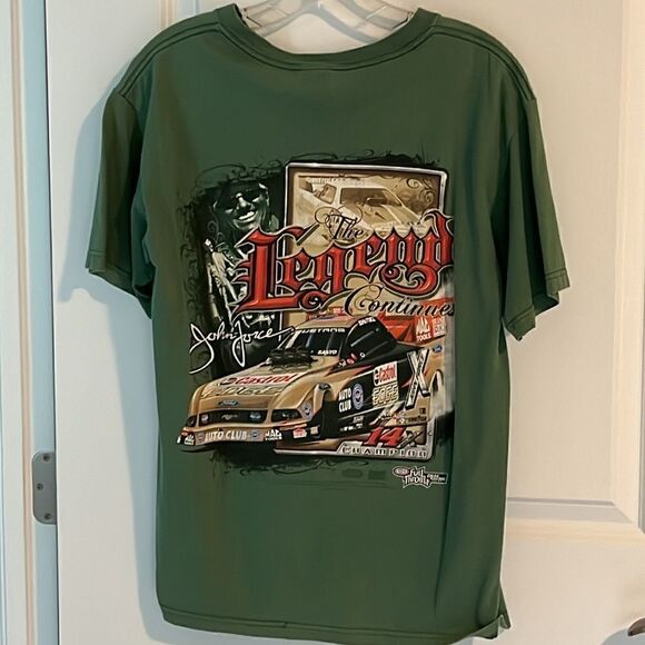 John Force The legend Continues double sided tee Vintage Tee 1996 - Picture 1 of 8